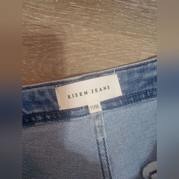 Risen Jeans ☆ Shanley Scalloped Sides! Wide Leg - Picture 6 of 7